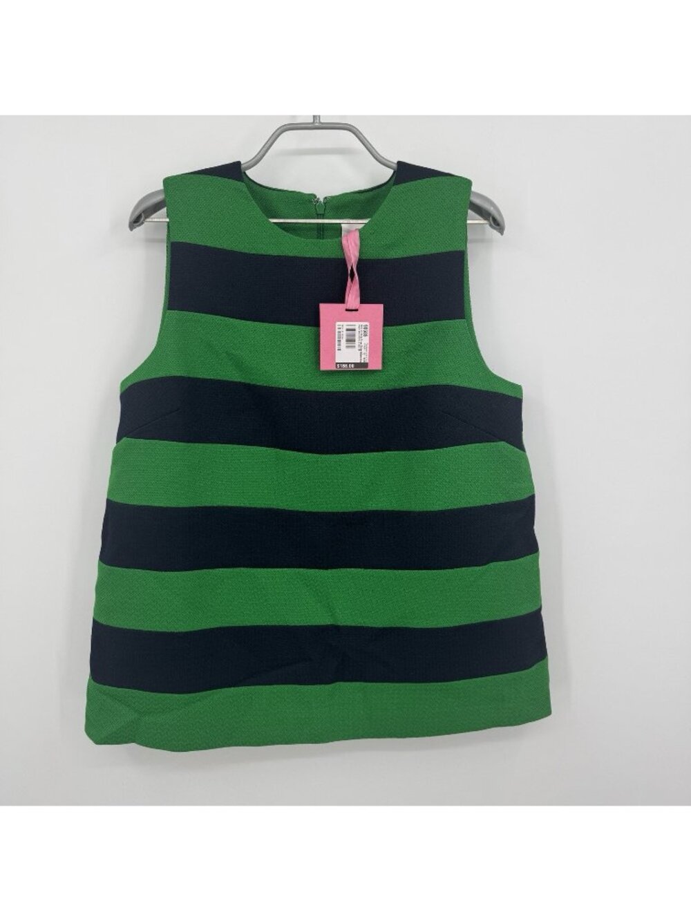 Tuckernuck x Atlantic-Pacific Kelly Green and Navy Emma Blouse size M Medium NWT